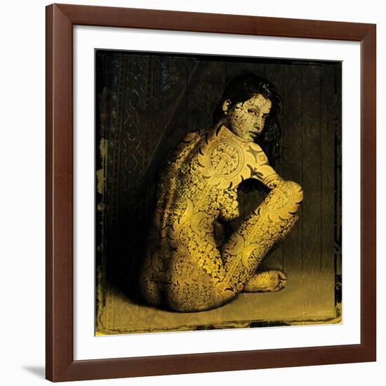 Laetitie Casta Nude-Daniel Stanford-Framed Art Print