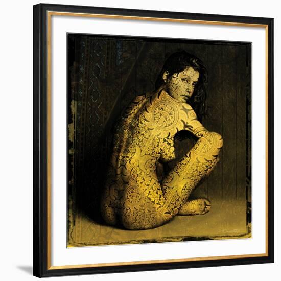 Laetitie Casta Nude-Daniel Stanford-Framed Art Print