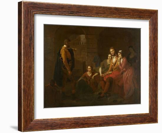 Lafayette in Prison at Olmütz, 1850-Tompkins Harrison Matteson-Framed Giclee Print