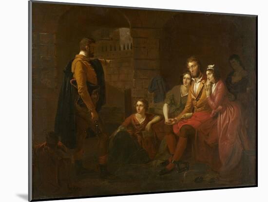 Lafayette in Prison at Olmütz, 1850-Tompkins Harrison Matteson-Mounted Giclee Print