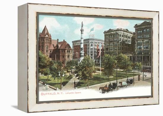 Lafayette Square, Buffalo-null-Framed Stretched Canvas