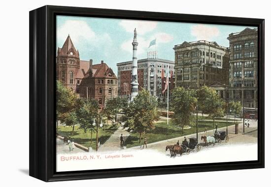 Lafayette Square, Buffalo-null-Framed Stretched Canvas