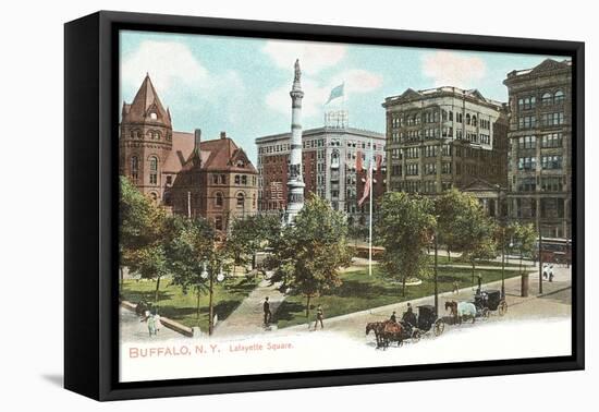 Lafayette Square, Buffalo-null-Framed Stretched Canvas