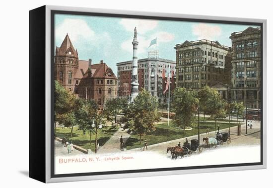 Lafayette Square, Buffalo-null-Framed Stretched Canvas