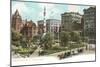 Lafayette Square, Buffalo-null-Mounted Art Print