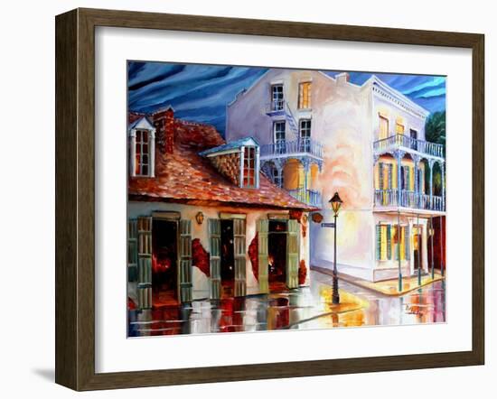 Lafitte Guest House on Bourbon-Diane Millsap-Framed Premium Giclee Print