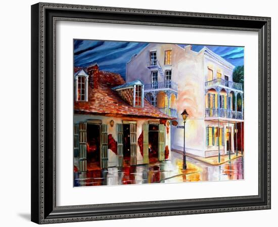 Lafitte Guest House on Bourbon-Diane Millsap-Framed Art Print