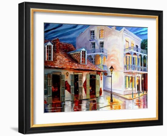 Lafitte Guest House on Bourbon-Diane Millsap-Framed Art Print