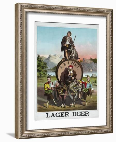Lager Beer-null-Framed Giclee Print