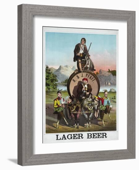 Lager Beer-null-Framed Giclee Print