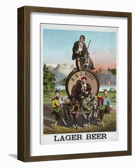 Lager Beer-null-Framed Giclee Print