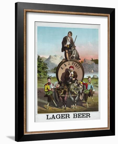 Lager Beer-null-Framed Giclee Print