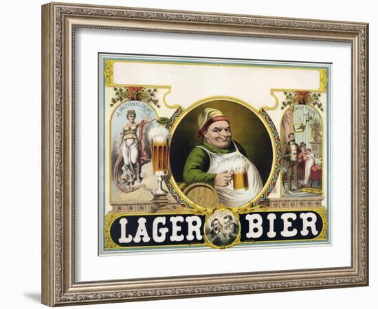 Lager Bier-null-Framed Giclee Print