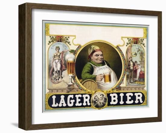 Lager Bier-null-Framed Giclee Print