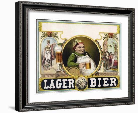 Lager Bier-null-Framed Giclee Print