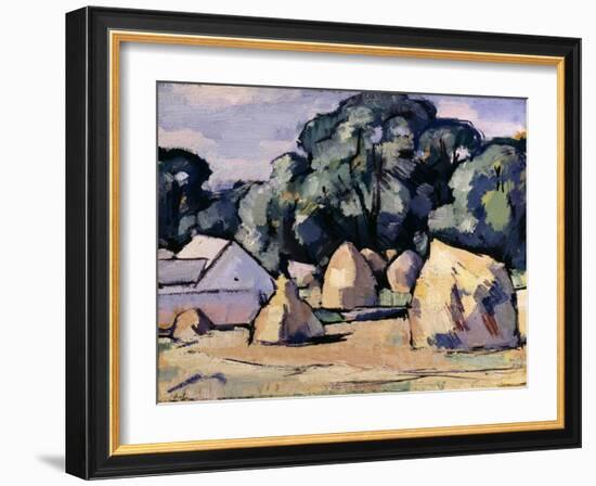 Laggan Farm Buildings Near Dalbeattie-Samuel John Peploe-Framed Giclee Print