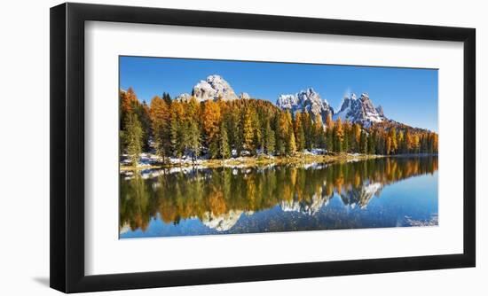 Lago Antorno and Misurina, Dolomites, Italy-Frank Krahmer-Framed Giclee Print