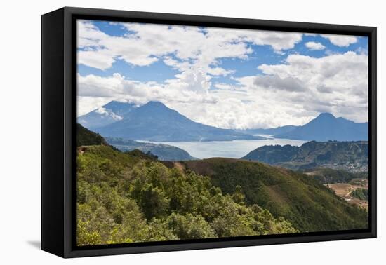 Lago De Atitlan (Lake Atitlan), Solola, Guatemala-Michael DeFreitas-Framed Premier Image Canvas