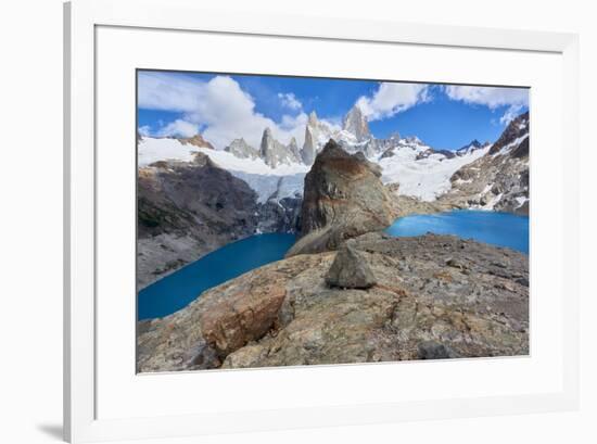 Lago de los Tres and Mount Fitz Roy, Patagonia, Argentina, South America-Fernando Carniel Machado-Framed Photographic Print