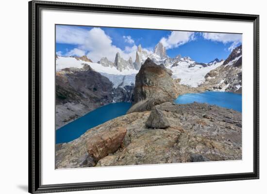 Lago de los Tres and Mount Fitz Roy, Patagonia, Argentina, South America-Fernando Carniel Machado-Framed Photographic Print