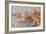 Lago Di Bracciano (W/C on Paper)-Onorato Carlandi-Framed Giclee Print