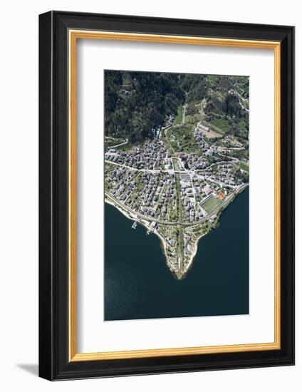 Lago Di Caldonazzo, Caldonazzo, River Delta, Mountain Lake, Swimming Lake-Frank Fleischmann-Framed Photographic Print