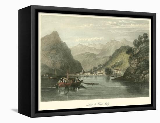 Lago Di Como, Italy-W.L. Leitch-Framed Stretched Canvas