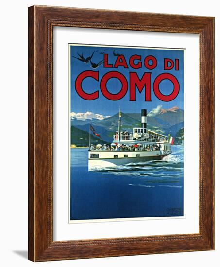 Lago di Como-null-Framed Giclee Print