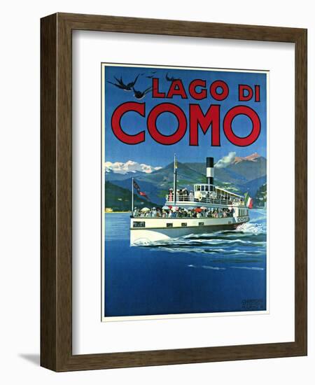 Lago di Como-null-Framed Giclee Print