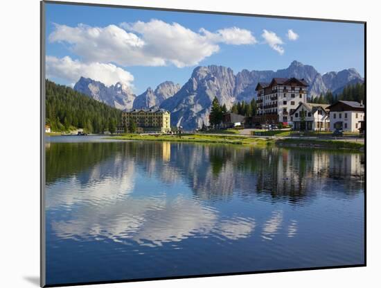 Lago di Misurina, Belluno Province, Veneto, Italian Dolomites, Italy, Europe-Frank Fell-Mounted Photographic Print