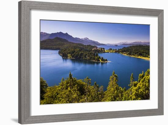 Lago Perito Moreno Oeste on the San Carlos De Bariloche Mini Circuit, Patagonia, Argentina-Matthew Williams-Ellis-Framed Photographic Print