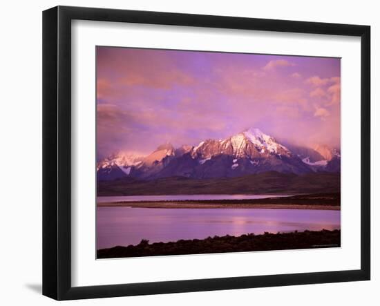 Lago Sarmiento and Torres Del Paine, Chile, South America-Jochen Schlenker-Framed Photographic Print