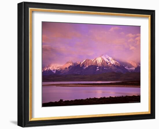 Lago Sarmiento and Torres Del Paine, Chile, South America-Jochen Schlenker-Framed Photographic Print