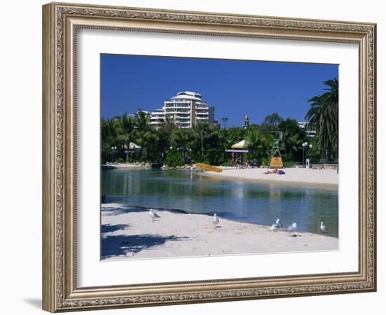 Lagoon at South Bank in Brisbane, Queensland, Australia, Pacific-Mawson Mark-Framed Photographic Print