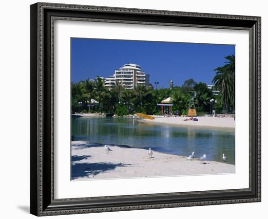 Lagoon at South Bank in Brisbane, Queensland, Australia, Pacific-Mawson Mark-Framed Photographic Print