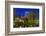 Lagoon Bridge and Skyline of Boston, Massachusetts from the Boston Public Gardens.-SeanPavonePhoto-Framed Photographic Print