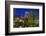 Lagoon Bridge and Skyline of Boston, Massachusetts from the Boston Public Gardens.-SeanPavonePhoto-Framed Photographic Print