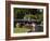 Lagoon Bridge and Swan Boat in the Public Garden, Boston, Massachusetts, United States of America-Amanda Hall-Framed Photographic Print