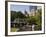 Lagoon Bridge and Swan Boat in the Public Garden, Boston, Massachusetts, United States of America-Amanda Hall-Framed Photographic Print