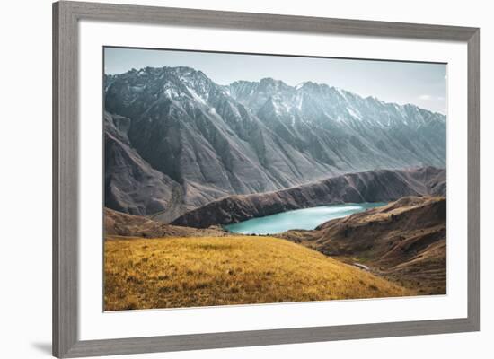 Lagoon in the Clouds-Andrew Geiger-Framed Giclee Print