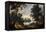 Lagoon Landscape, 17th century,-Sebastian Vrancx-Framed Premier Image Canvas