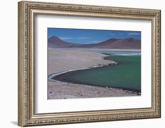 Lagoon Sits Along the North-South Highway En Route to Tatio Geysers-Mallorie Ostrowitz-Framed Photographic Print