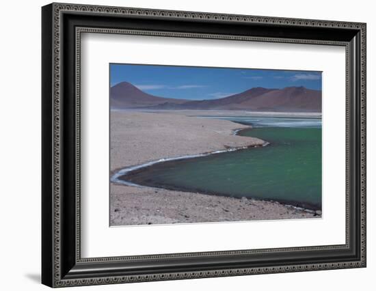 Lagoon Sits Along the North-South Highway En Route to Tatio Geysers-Mallorie Ostrowitz-Framed Photographic Print