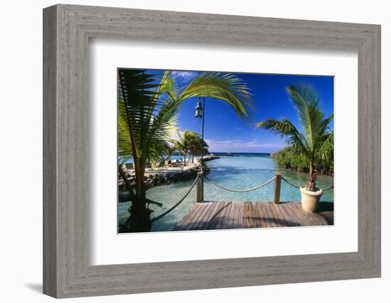 Lagoon View Aruba-George Oze-Framed Photographic Print