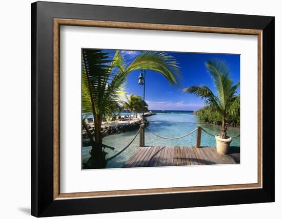 Lagoon View Aruba-George Oze-Framed Photographic Print