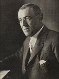 Woodrow Wilson American President and Nobel Prizewinner in 1919-Lagrelius & Westphal-Framed Premier Image Canvas