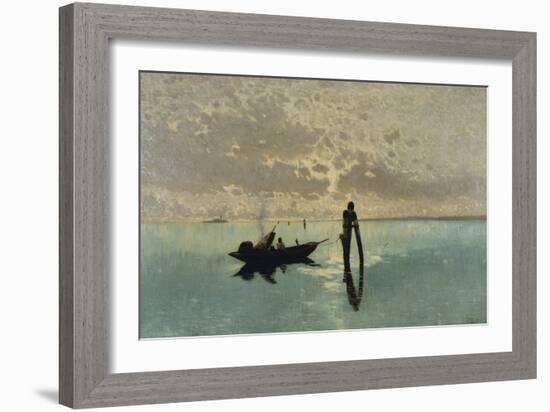 Laguna, 1883-Guglielmo Ciardi-Framed Giclee Print