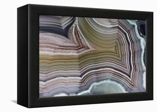 Laguna Banded Agate, Quartzsite, AZ-Darrell Gulin-Framed Premier Image Canvas