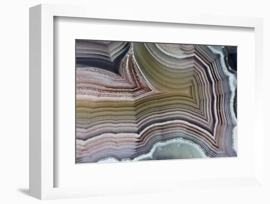 Laguna Banded Agate, Quartzsite, AZ-Darrell Gulin-Framed Photographic Print