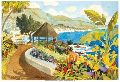 Robin Wethe Altman Watercolor Painting Art Print The Montage California Laguna